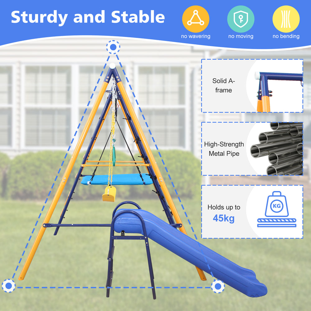 Ultimate Backyard Adventure Swing Set