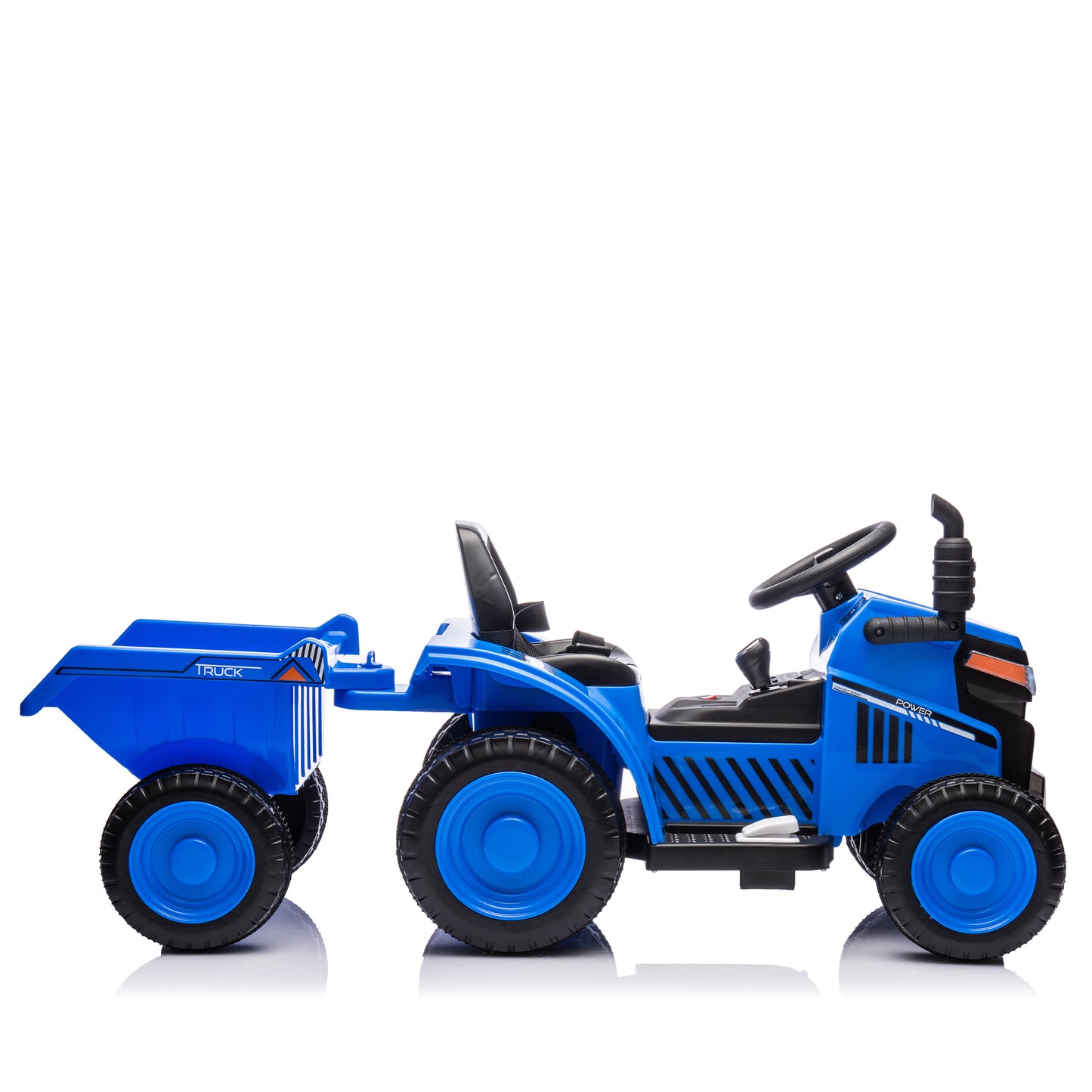 Black Knight Electric Ride-On Tractor for Kids