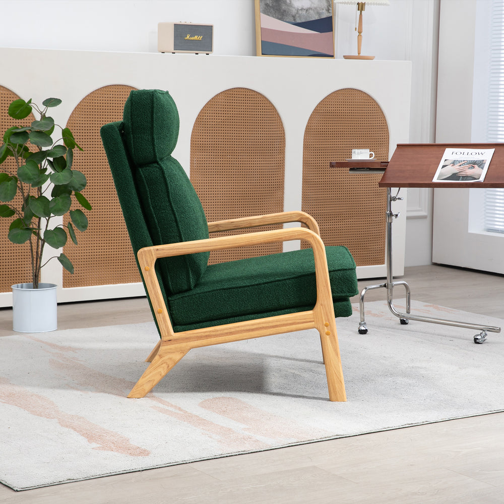 Cozy Green Rocking Chair - Perfect for Nurseries & Living Rooms