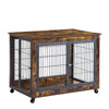 Rustic Double-Door Dog Crate