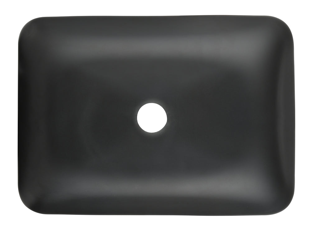 Sleek Black Matte Bathroom Sink Set