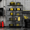 Heavy-Duty Adjustable Metal Storage Rack with Wheels