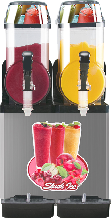 Chill & Sip Slushy Maker: Double Tank Margarita Machine for Cafes & Bars