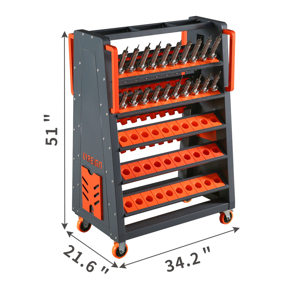 CNC Rolling Tool Cart - The Ultimate Mobile Organizer