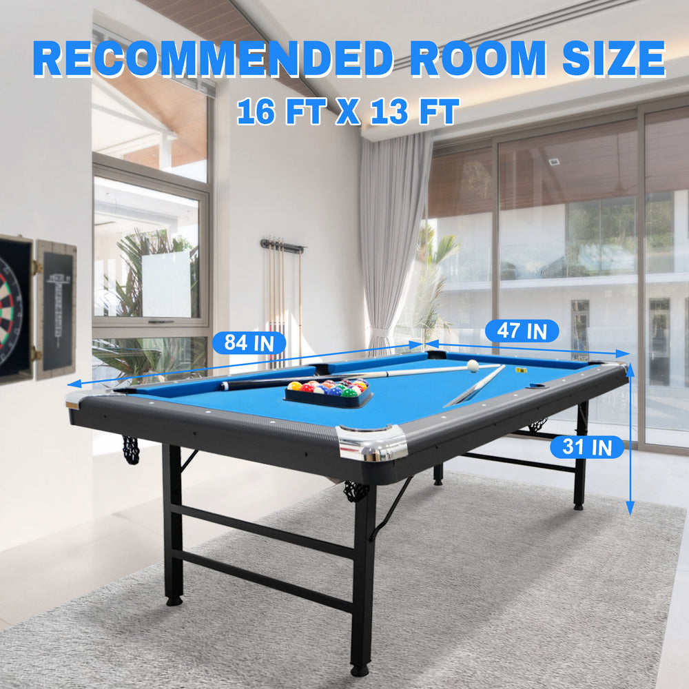 Family Fun Folding Pool Table Set