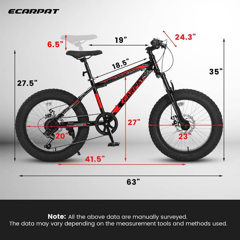Snow Rider Fat Tire Bike for Kids