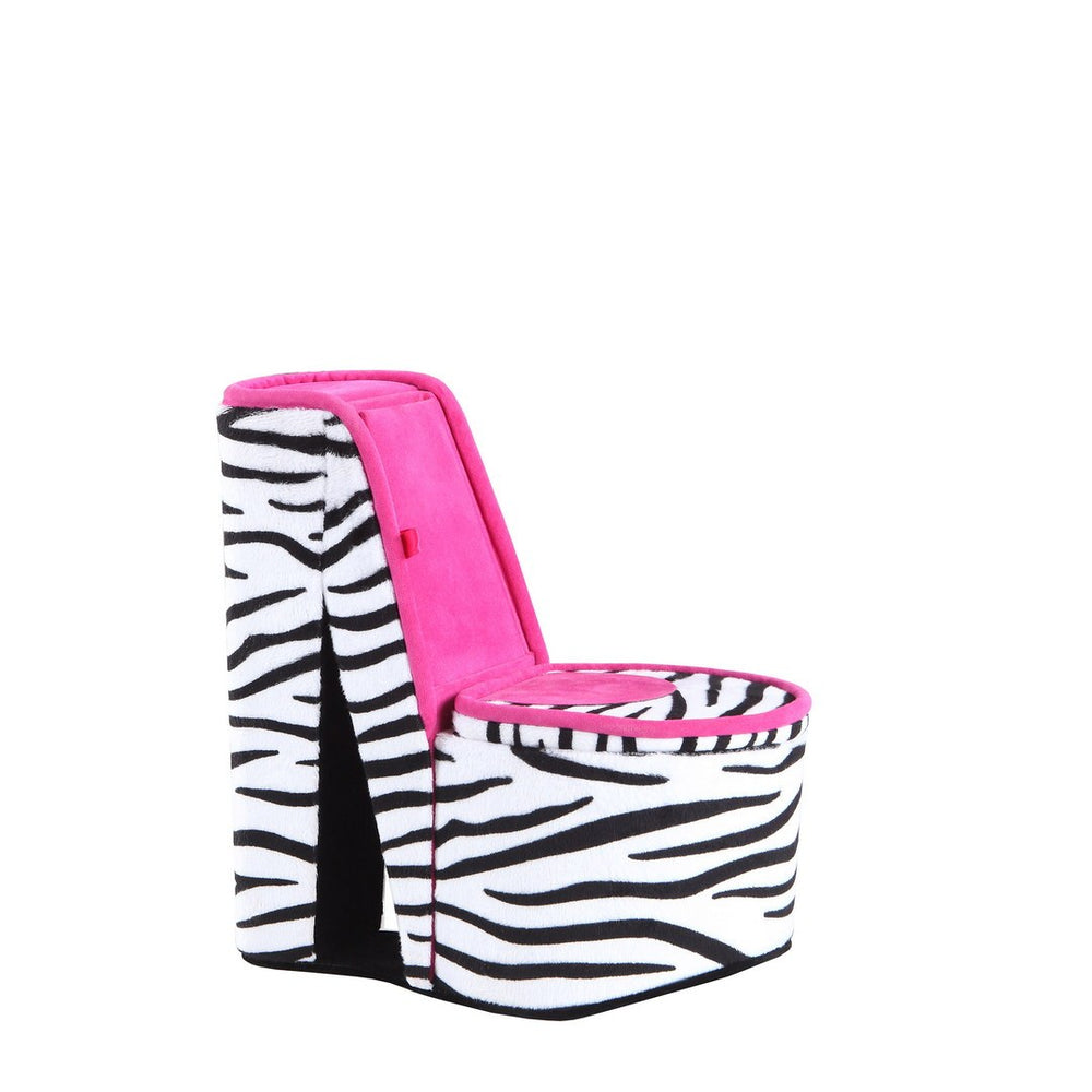 Chic Zebra Print Jewelry Box with Secret Compartment