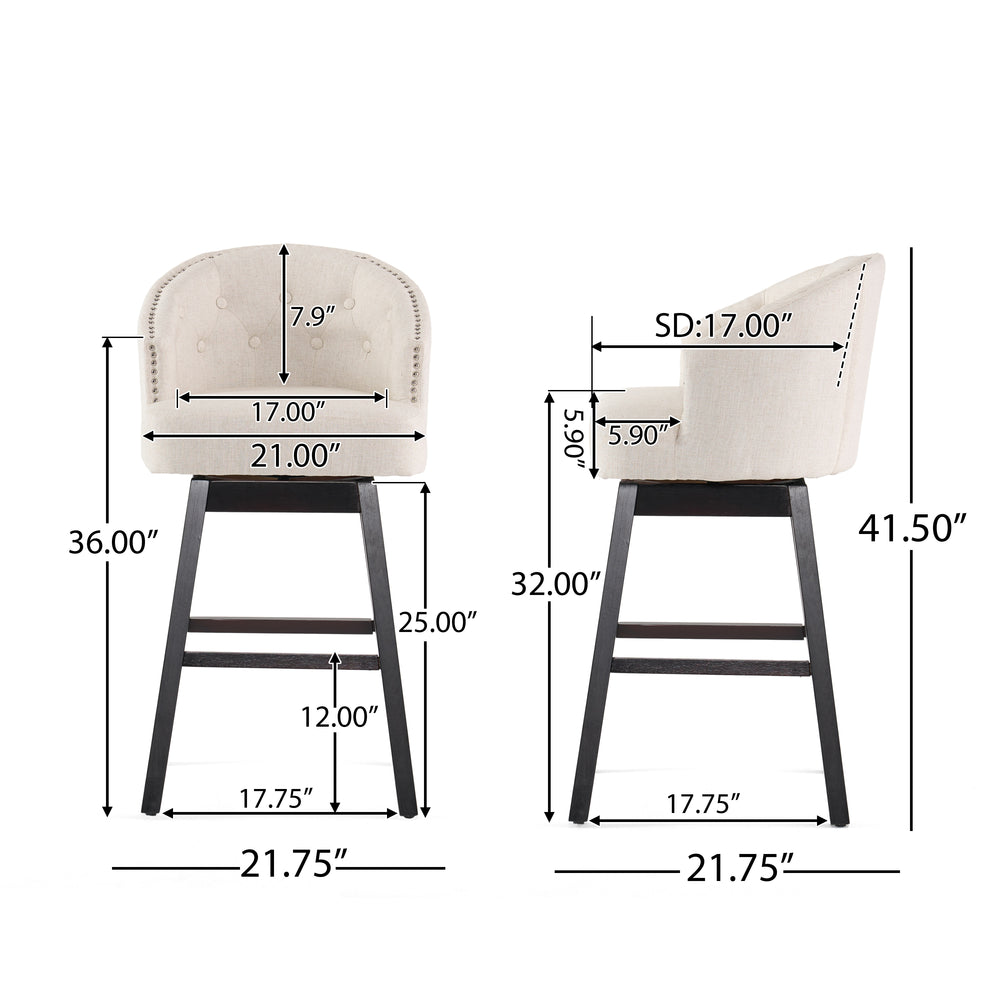 Swivel Style Barstool Duo