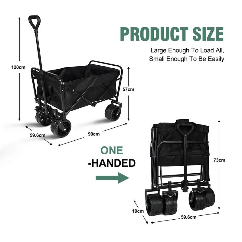 Ultimate Collapsible Beach Wagon with Big Wheels