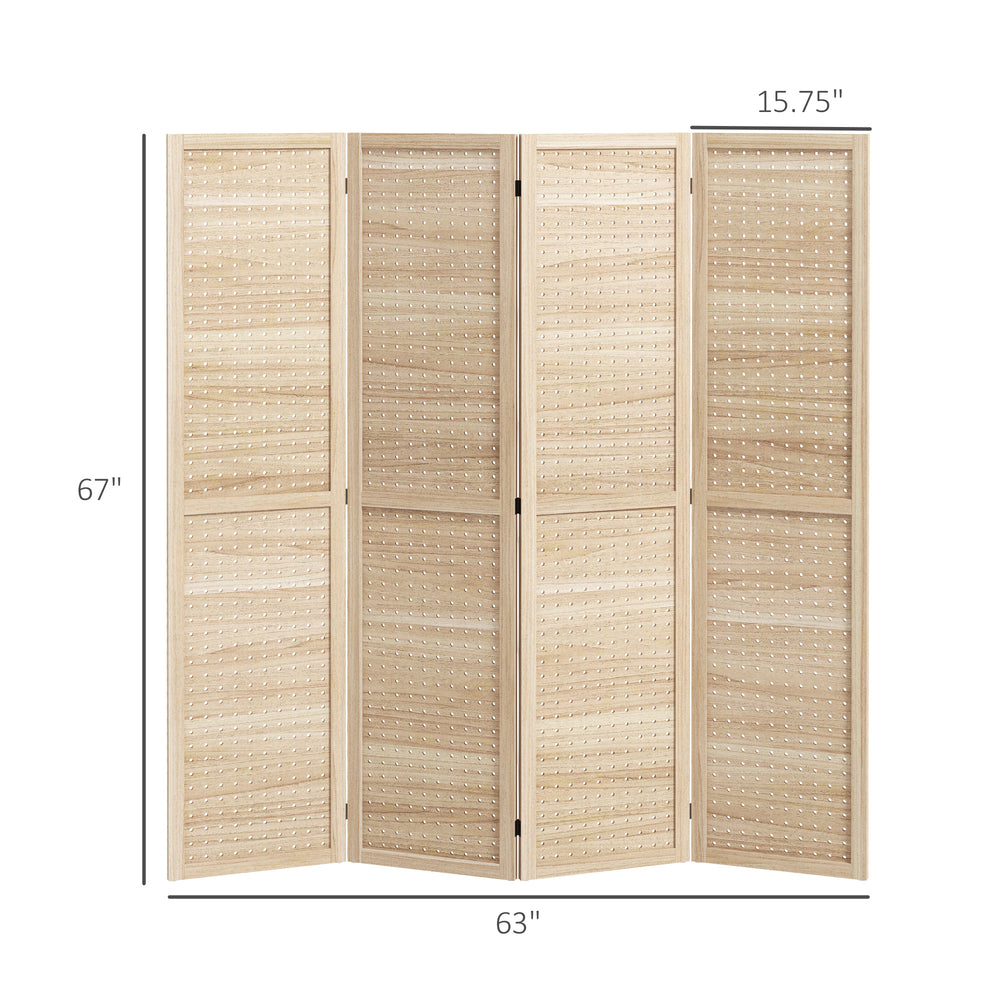 Elegant Wooden Folding Room Divider