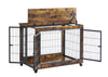 Rustic Double-Door Dog Crate