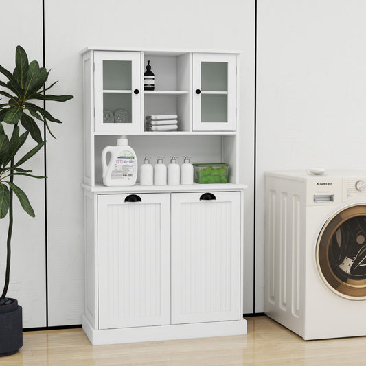 Smart Tilt-Out Laundry Cabinet