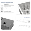 Double Bowl Undermount Kitchen Sink - Sleek & Spacious