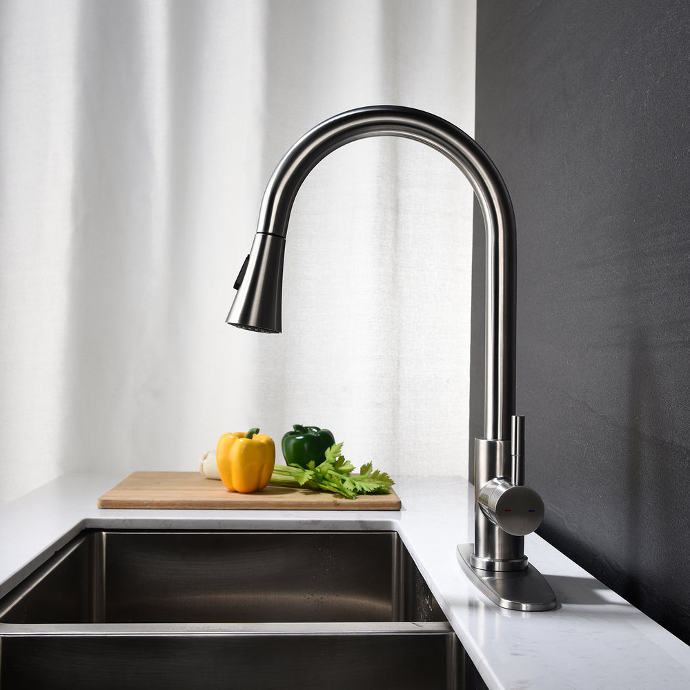 Easy Pull-Out Kitchen Faucet