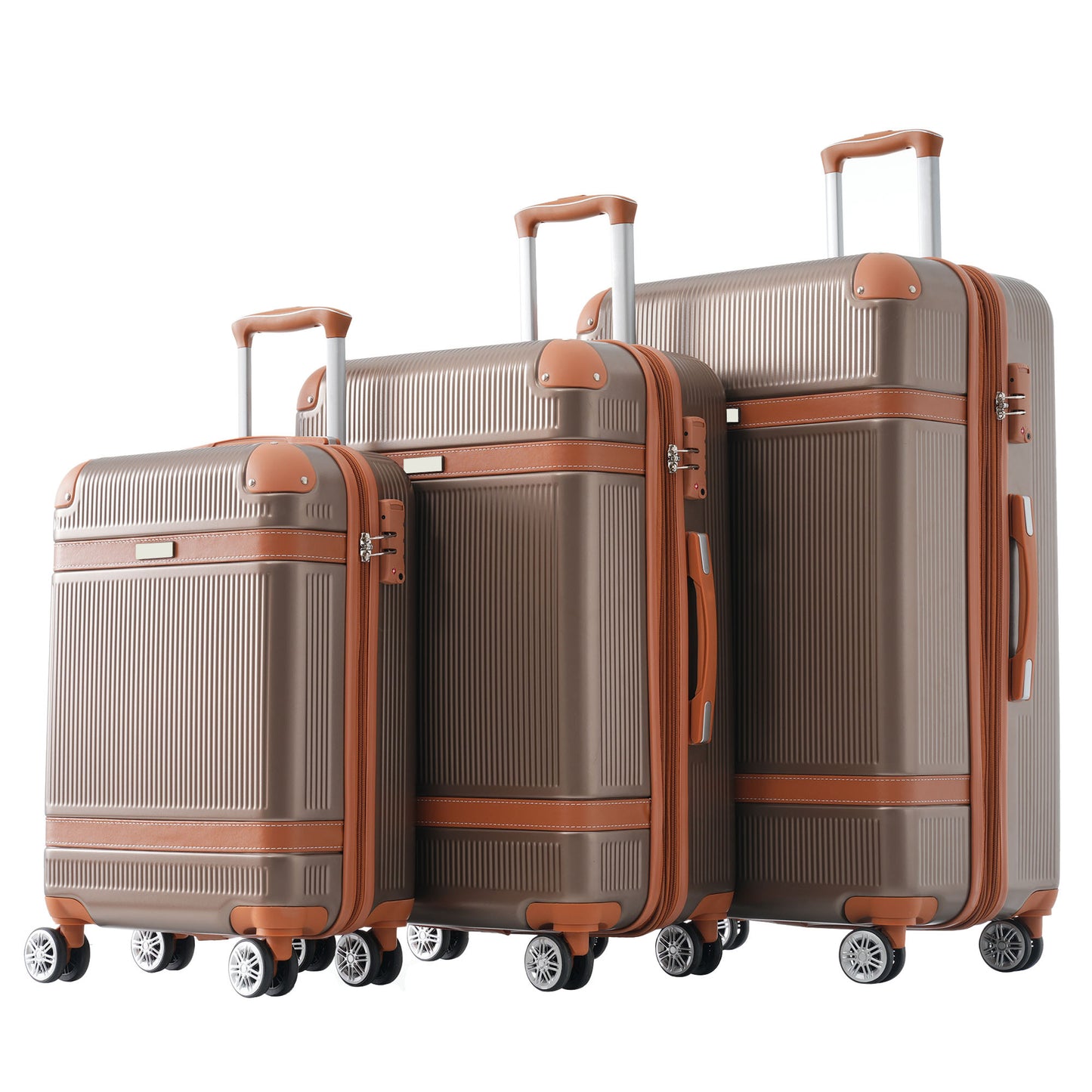 Ultra-Light Double Spinner Luggage Set