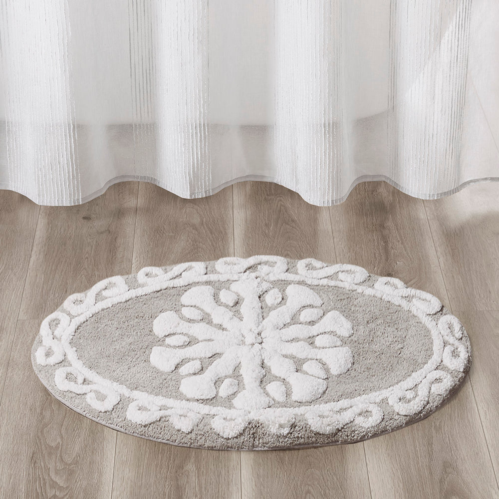 Cozy Medallion Bath Mat