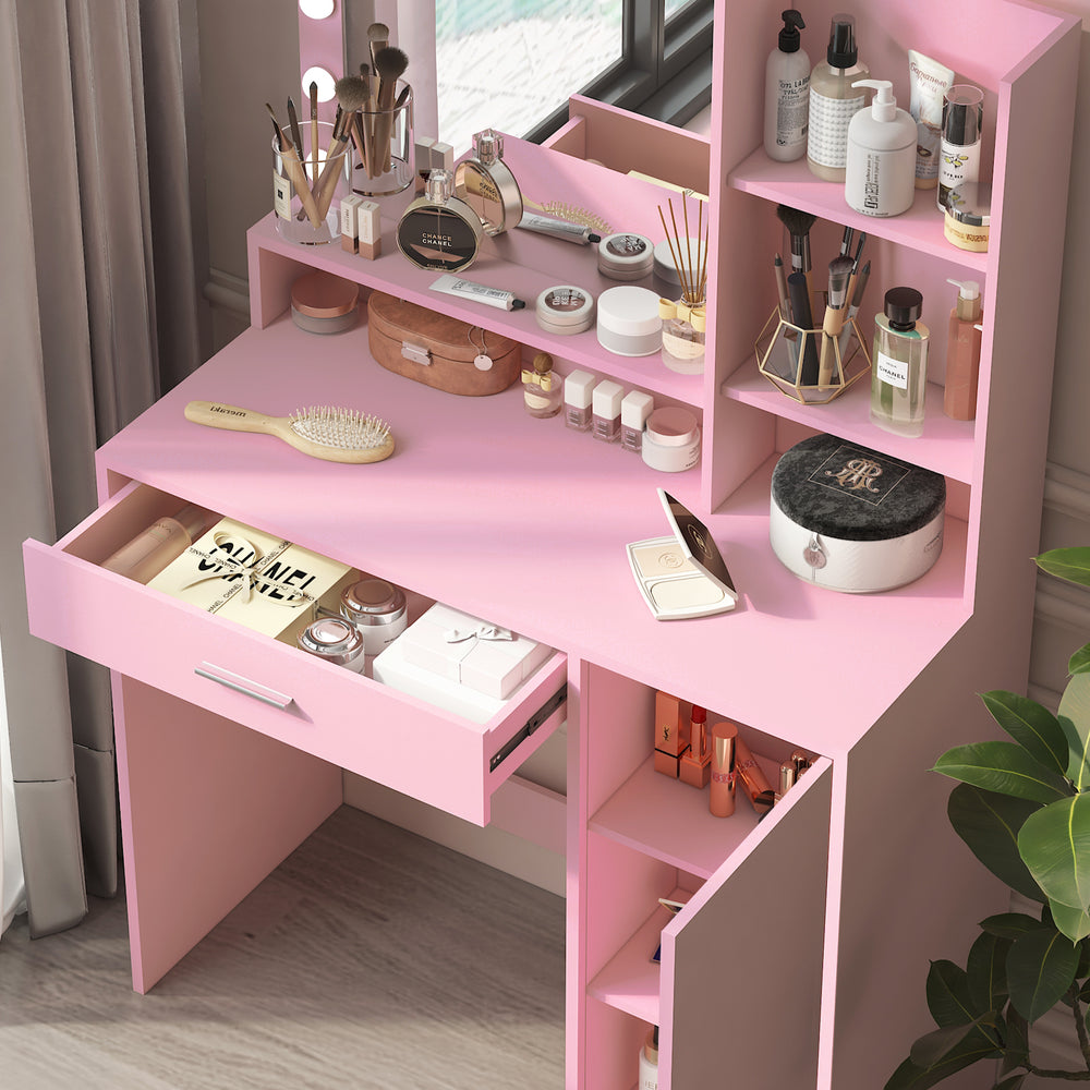 Glamour Glow Vanity Table