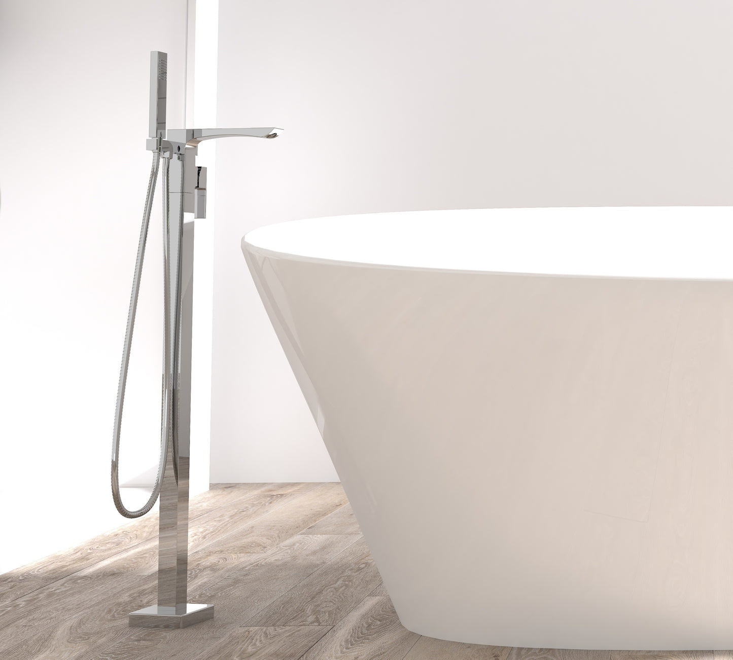 Chic Floor-Standing Tub Filler