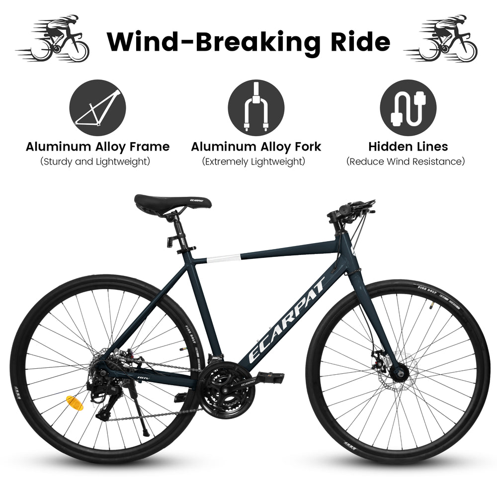 Swift Ride Road Bike - Lightweight, Disc Brakes, Perfect for City Commuting!