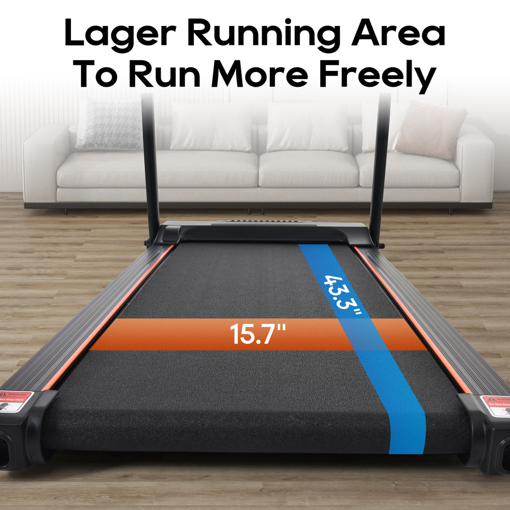 SmartFold Treadmill: Compact Running & Walking Machine for Home Fitness