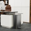 Sleek Soft-Close Kitchen Trash Can with Foot Pedal