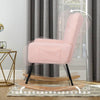 Cozy Pink Teddy Rocker