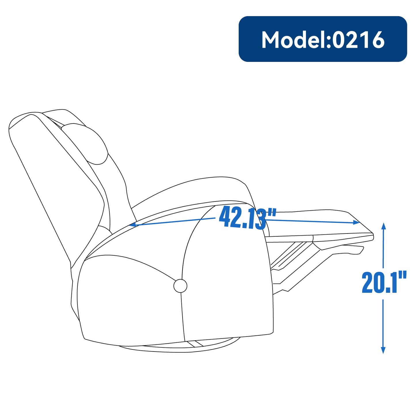 Cozy Luxe Recliner with Swivel and USB Charging