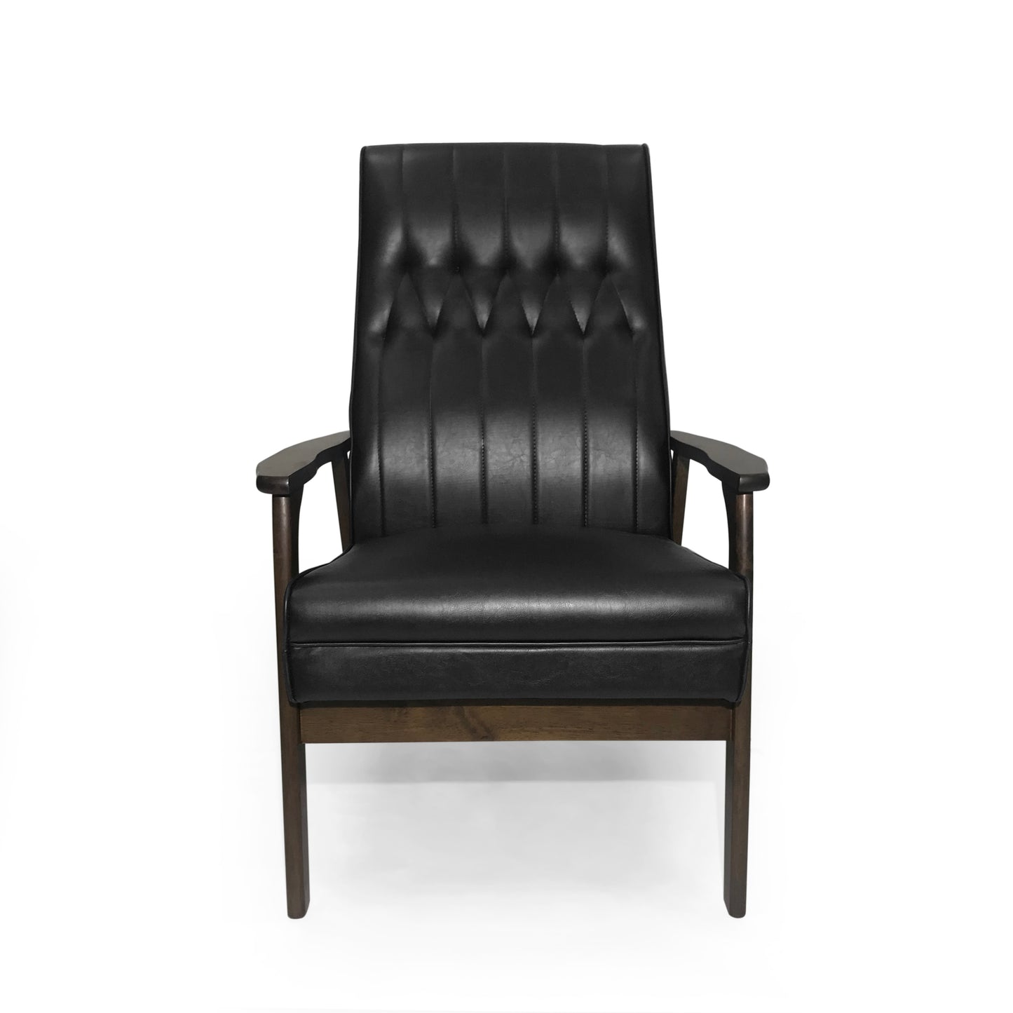 Sleek Black Accent Chair