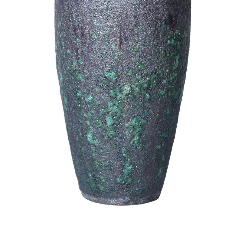 Charming Vintage Smoke Vase – Artisanal Home Accent