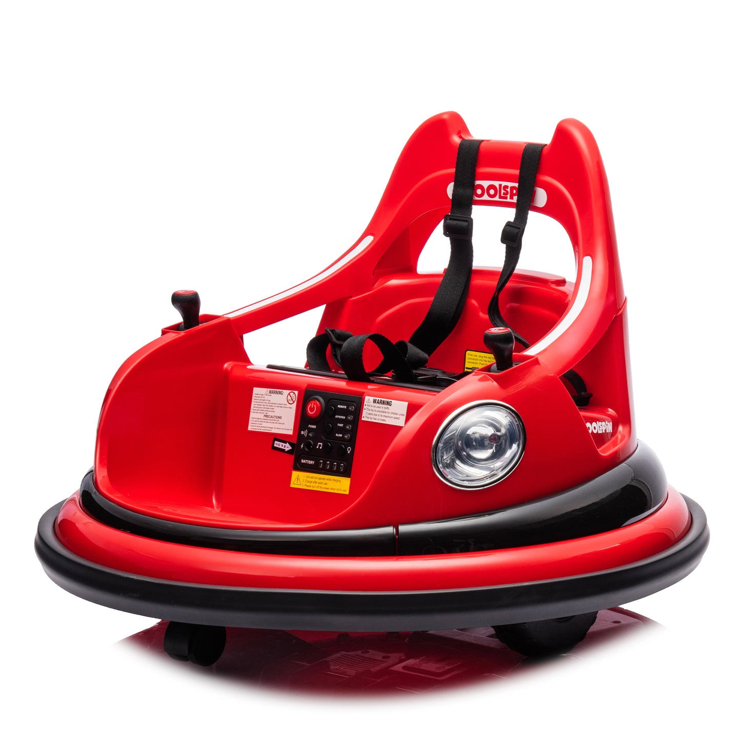 Spin & Shine Electric Bumper Car for Kids