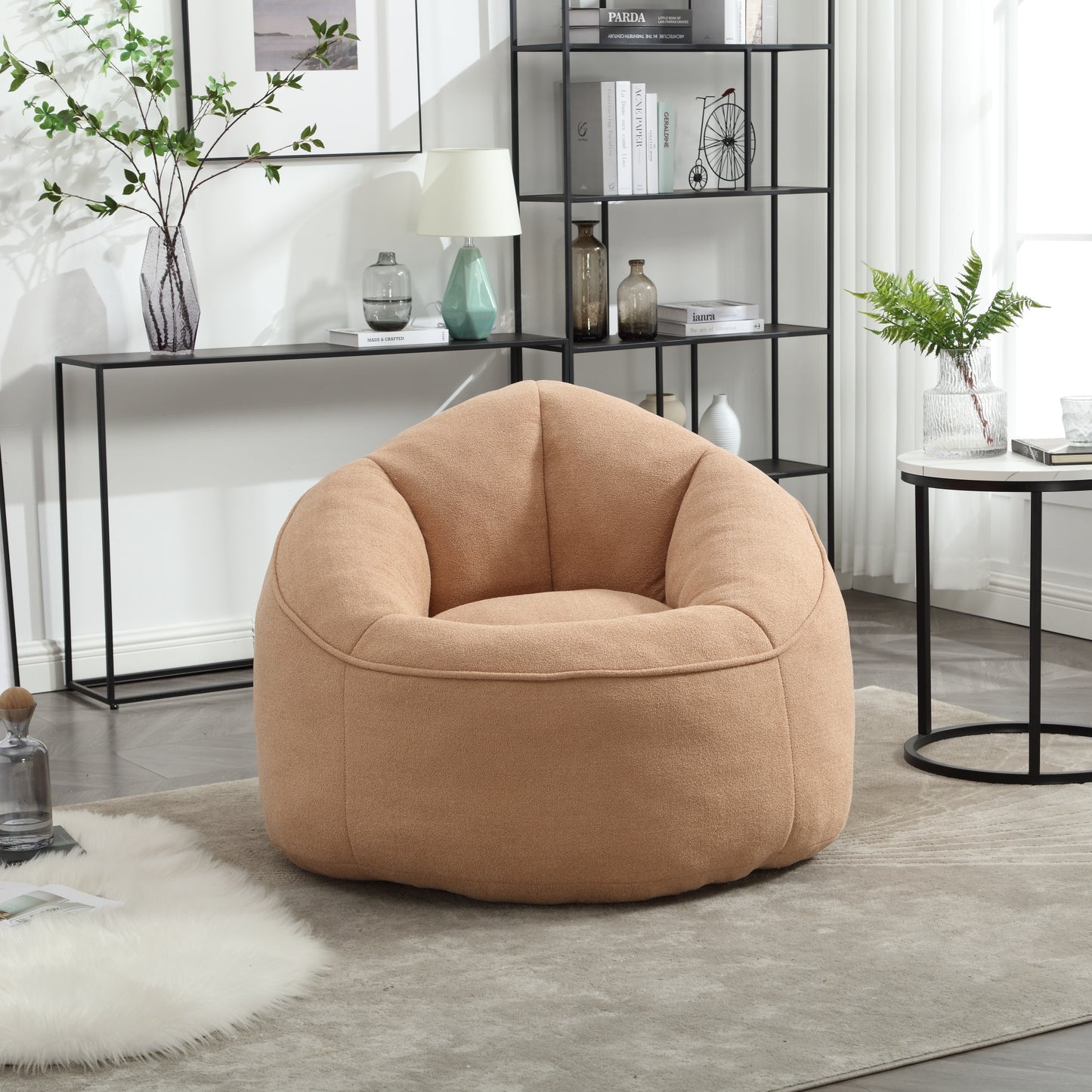 Cozy Comfort Bean Bag Chair with Footrest