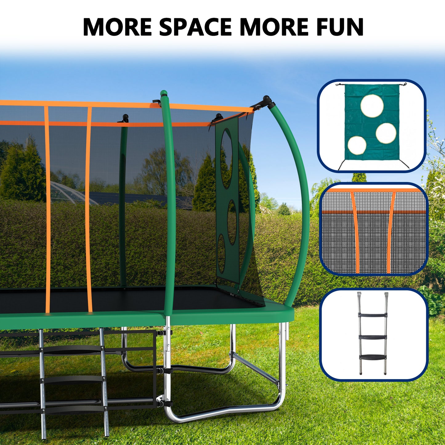 Family Fun Rectangular Trampoline