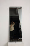 Elegant Round Corner Full Body Mirror - Stylish & Safe for Any Room