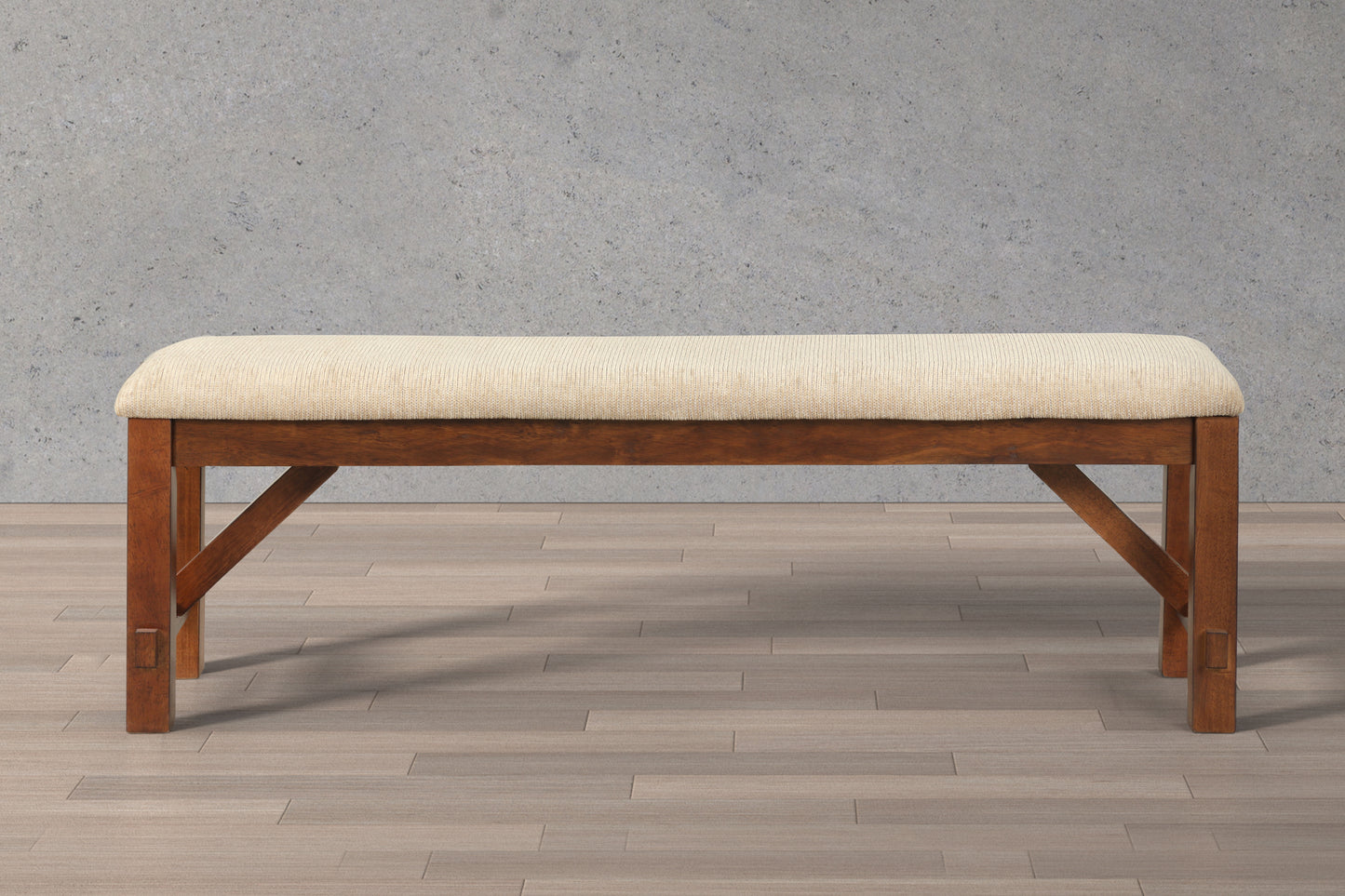 Karven Rustic Wood Bench