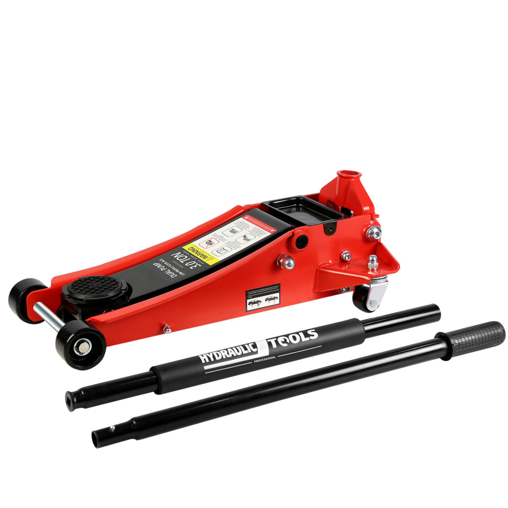 Ultra Low Floor Jack - Quick Lift Hydraulic Car and Truck Lifter