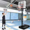 Glow Hoops: Adjustable Portable Basketball System for Nighttime Fun!