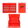 Red Tool Chest with Adjustable Shelf & Bottom Cabinet
