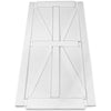 Star Style Barn Door Panel - Easy DIY, Moisture-Proof & Ready to Assemble