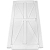 Star Style Barn Door Panel - Easy DIY, Moisture-Proof & Ready to Assemble