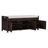 Stylish Storage Bench with Cushioned Seat