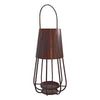 Chic Vintage Iron Lantern with Curved Handle