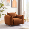 Rust Red Cozy Accent Chair