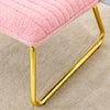 Chic Pink Plush Lounge Chair