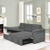 Cozy Convertible Corduroy Sectional Sofa with Storage and Recline