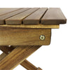 Charming Foldable Wooden Side Table for Outdoor Relaxing