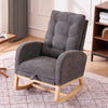 Cozy Accent Rocking Chair with Footrest