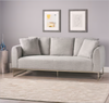 Chic & Cozy Gray 2-Seater Sofa