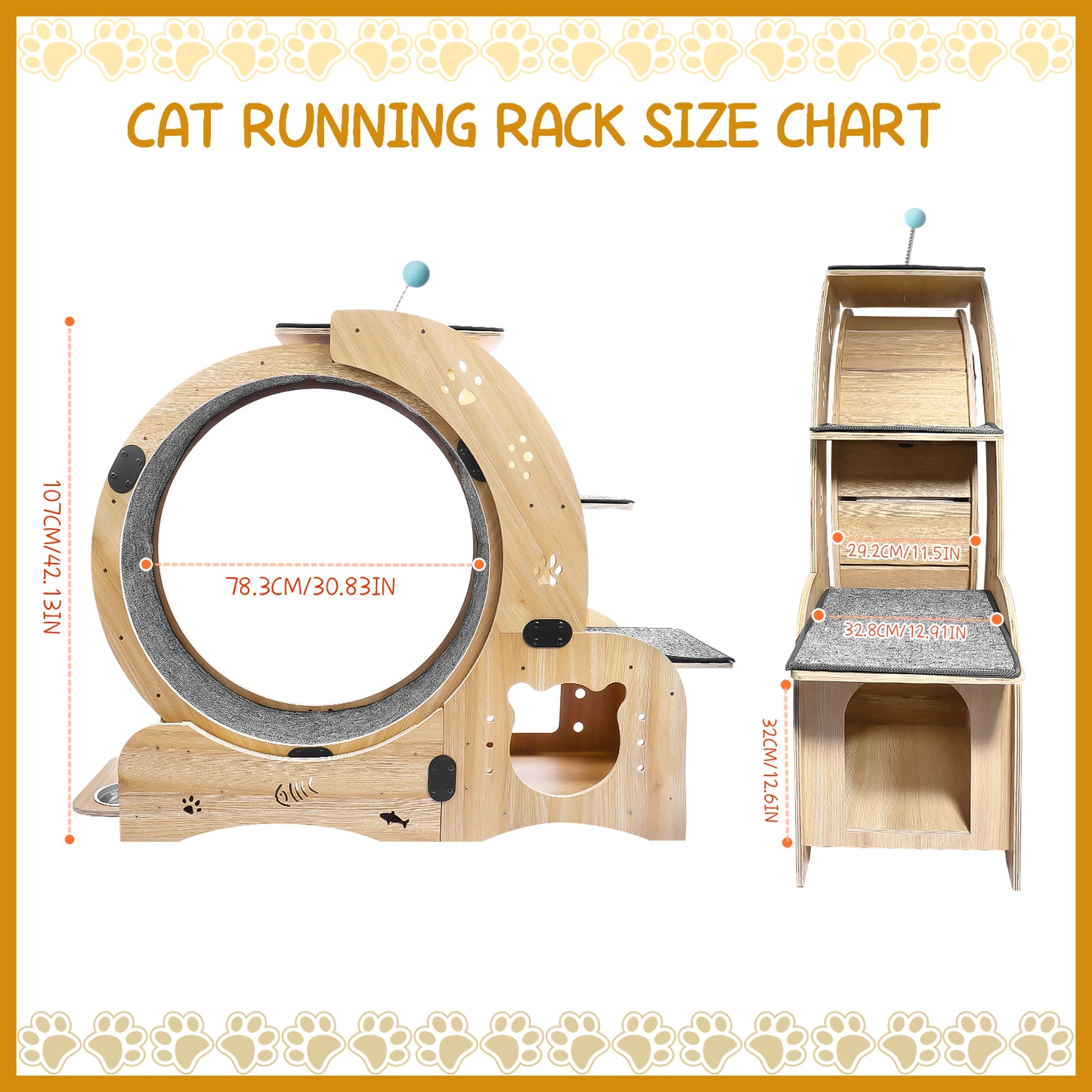 Purrfect Cat Exercise Wheel