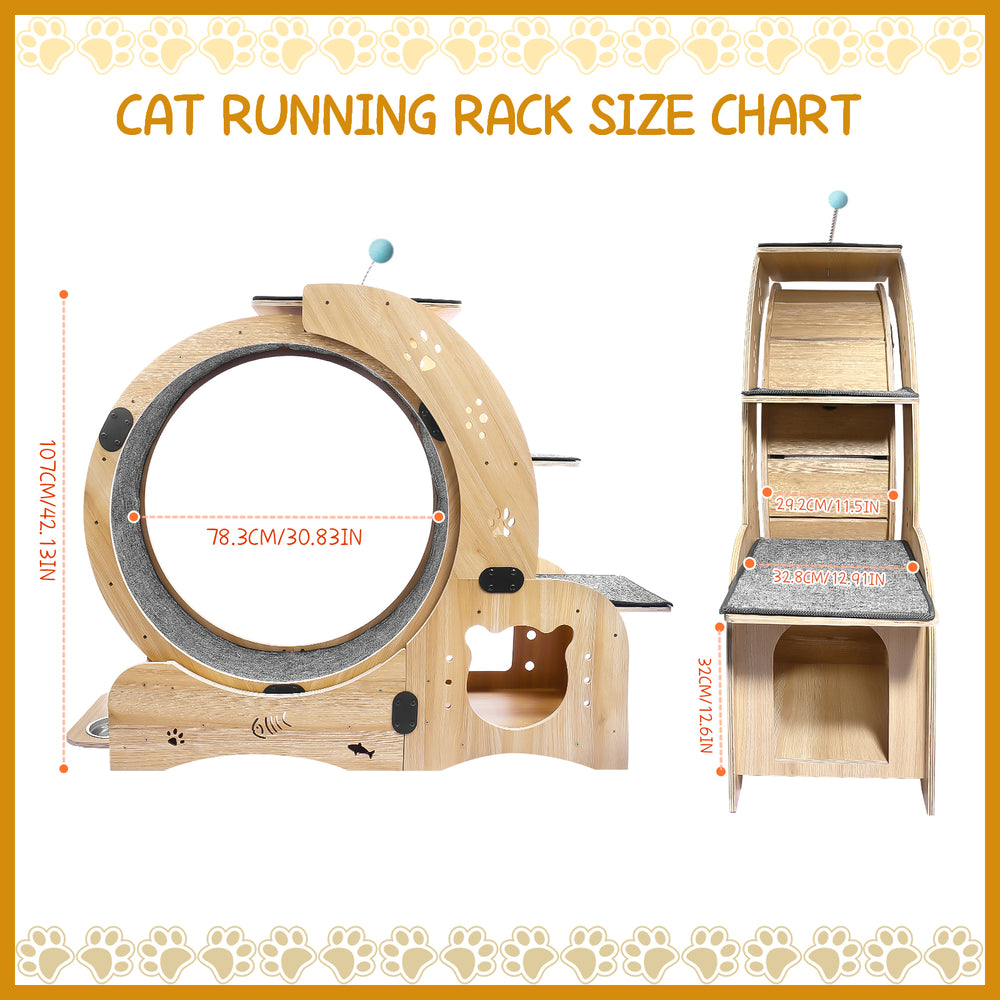 Purrfect Cat Exercise Wheel