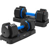 Quick-Adjust Fitness Dumbbells - Pair with Secure Grip for Full-Body Workouts